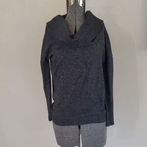 Express Charcoal Cowl Neck Sweater